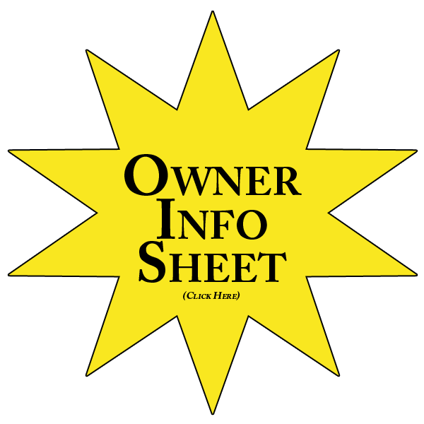 Owners Information Sheet